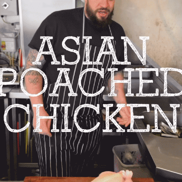 ASIAN POACHED CHICKEN